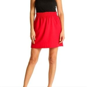 J.Crew factory Red All Day Wear A-Line Skirt size 2
